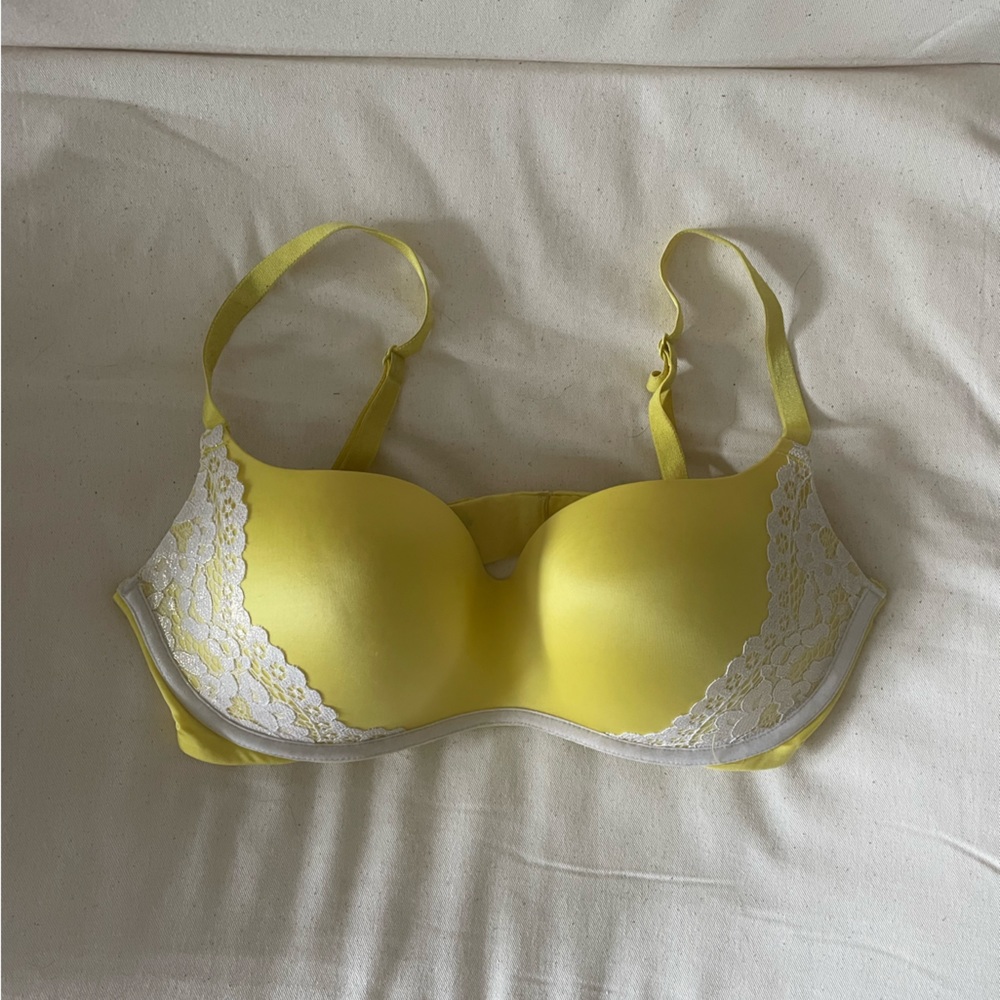 Victoria’s Secret 34D Yellow Balconette Bra